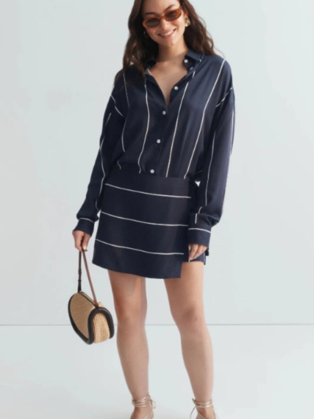 RTR-251 BONDI BORN Salema Wrap Dress
